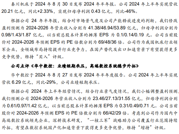 【华安机械】周观点|紧跟基本面和估值，把握结构性行情